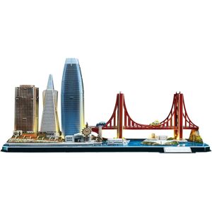 Puzzle 3D Cubic Fun San Francisco - 90 pièces - Publicité Puzzle 3D Cubic Fun San Francisco - 90 pièces - Publicité
