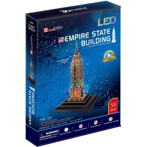 CUBICFUN Puzzle 3D Empire State Building Série Lumière LED Nocturne - Publicité CUBICFUN Puzzle 3D Empire State Building Série Lumière LED Nocturne - Publicité