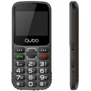 Teléfono Básico Qubo Negro X-230 con Pantalla 2.31" Teléfono Básico Qubo Negro X-230 con Pantalla 2.31"