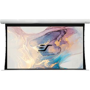 Écran de projection électrique Elite Screens Saker Tab Tension CineGrey 5D - Publicité Écran de projection électrique Elite Screens Saker Tab Tension CineGrey 5D - Publicité