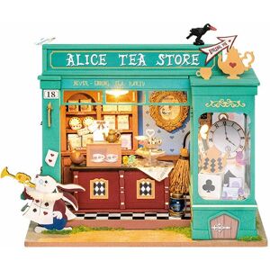 Robotime Miniatyyritalo - Alices Teashop - DIY-malli Robotime Miniatyyritalo - Alices Teashop - DIY-malli