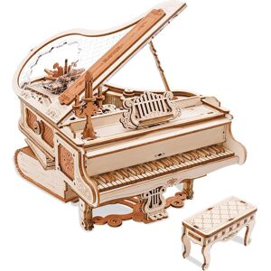 Robotime ROKR Magic Piano - AMK81 3D Puzzle - Vintage Design Robotime ROKR Magic Piano - AMK81 3D Puzzle - Vintage Design