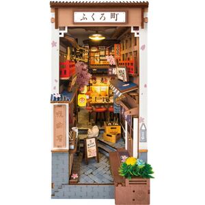 Robotime Sakura Wine Alley Maison Miniature DIY - Coin lecture - Publicité Robotime Sakura Wine Alley Maison Miniature DIY - Coin lecture - Publicité