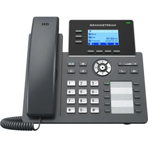 Teléfono IP Grandstream GRP2604P Negro 3 Líneas LCD Teléfono IP Grandstream GRP2604P Negro 3 Líneas LCD