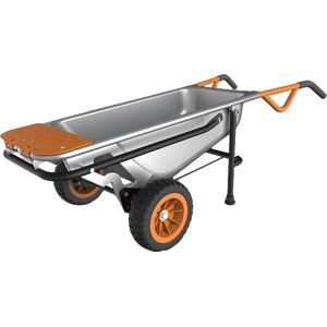 WORX WG050 Carretilla - Acero, Naranja y Negro WORX WG050 Carretilla - Acero, Naranja y Negro