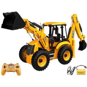 Excavatrice RC JCB - Échelle 1:20 - Lumières LED, Son, Bras Fonctionnel - Publicité Excavatrice RC JCB - Échelle 1:20 - Lumières LED, Son, Bras Fonctionnel - Publicité