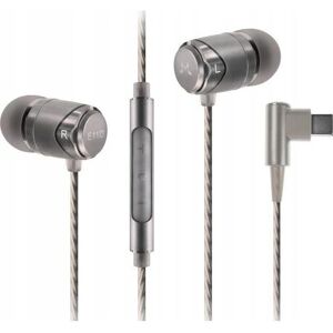 Soundmagic E11D In-Ear Isolating USB-C Earphones - Gunmetal Soundmagic E11D In-Ear Isolating USB-C Earphones - Gunmetal