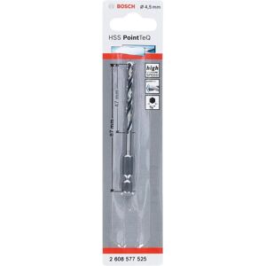 Bosch HSS Spiralbohrer 4,5 mm - Hochgeschwindigkeitsmetallbohrer Bosch HSS Spiralbohrer 4,5 mm - Hochgeschwindigkeitsmetallbohrer