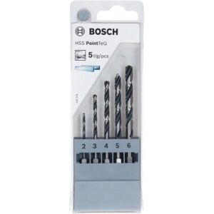 Bosch HSS Twist Drill Bit Set - Metal - 5 pcs Bosch HSS Twist Drill Bit Set - Metal - 5 pcs