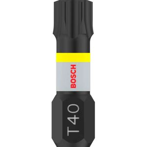 Bosch Impact Bits T40 - Iskunkestävä, 25mm, Kuusikulmainen, 2-pack - Impact Bits Bosch Impact Bits T40 - Iskunkestävä, 25mm, Kuusikulmainen, 2-pack - Impact Bits