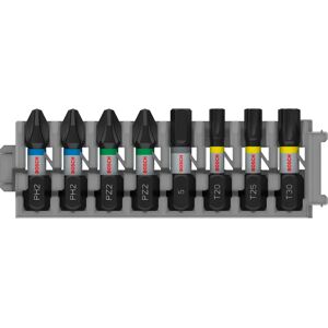 Bosch Impact Screwdriver Bit Set - 8 pcs Bosch Impact Screwdriver Bit Set - 8 pcs