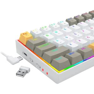 REDRAGON - K530-YL-WT-GY-RGB-PRO - White - Brown Switch - Klawiatura REDRAGON - K530-YL-WT-GY-RGB-PRO - White - Brown Switch - Klawiatura