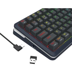 Teclado Redragon K708-RGB-PRO Flekact - Inalámbrico RGB Mecánico Bluetooth USB Teclado Redragon K708-RGB-PRO Flekact - Inalámbrico RGB Mecánico Bluetooth USB