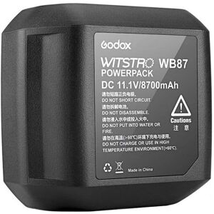 Godox WB87 Batteri - 8700 mAh ersättning för AD600-serien Godox WB87 Batteri - 8700 mAh ersättning för AD600-serien