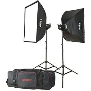 Kit de estudio Godox MS300 - 300Ws, Softboxes, Control remoto Kit de estudio Godox MS300 - 300Ws, Softboxes, Control remoto