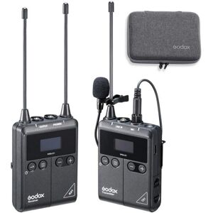 Bezprzewodowy system mikrofonów Lavalier Godox WmicS1 - Czarny Bezprzewodowy system mikrofonów Lavalier Godox WmicS1 - Czarny