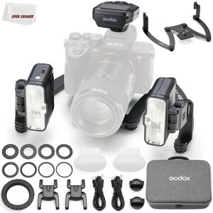 Godox MF12-DK1 Dental Flash Kit - Macro, Sony Compatibility Godox MF12-DK1 Dental Flash Kit - Macro, Sony Compatibility