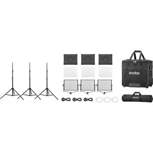 Godox P120BI K2 LED Világítási Szett - Stúdió Panel Godox P120BI K2 LED Világítási Szett - Stúdió Panel