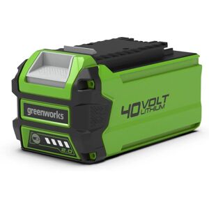Greenworks G40B2 Battery - Fast Charging 40V 2Ah Lithium-ion Greenworks G40B2 Battery - Fast Charging 40V 2Ah Lithium-ion