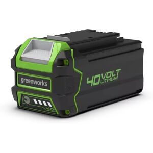 Greenworks G40B4 Battery - 40V 4Ah Li-ion, Compact, Compatible Greenworks G40B4 Battery - 40V 4Ah Li-ion, Compact, Compatible