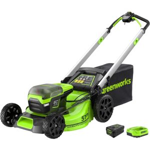 Greenworks 60V Tondeuse à gazon 51cm SP - Publicité Greenworks 60V Tondeuse à gazon 51cm SP - Publicité