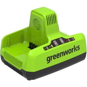 Greenworks 60V Dual Slot Charger - Fast Charging - Compatible with All 60V Batteries Greenworks 60V Dual Slot Charger - Fast Charging - Compatible with All 60V Batteries