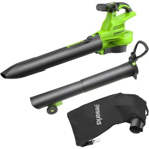 Greenworks GD40BVII - Leaf blower-vacuum - 40V lithium-ion Greenworks GD40BVII - Leaf blower-vacuum - 40V lithium-ion