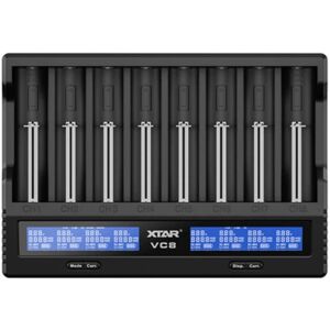 Xtar VC8 Fast USB Battery Charger for Li-ion Batteries Xtar VC8 Fast USB Battery Charger for Li-ion Batteries