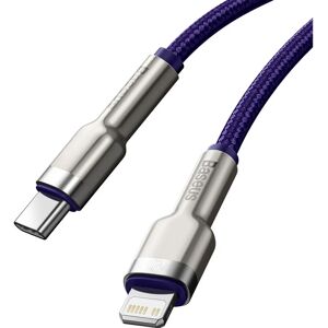 Baseus Lila Cafule 1m USB-C auf Lightning Kabel - Schnelles Laden Baseus Lila Cafule 1m USB-C auf Lightning Kabel - Schnelles Laden