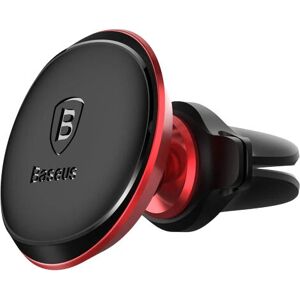 Magnetický držák do auta Baseus s klipem na kabel - Červený Magnetický držák do auta Baseus s klipem na kabel - Červený