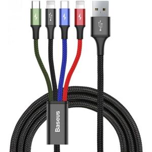 Cavo 4-in-1 USB-C Lightning Micro-USB Baseus - 1,2m Cavo 4-in-1 USB-C Lightning Micro-USB Baseus - 1,2m