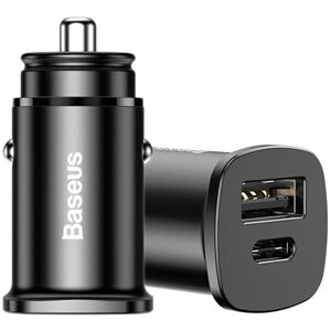 Baseus Dual USB Autoladegerät - Unterstützt Schnellladetechnologien Baseus Dual USB Autoladegerät - Unterstützt Schnellladetechnologien