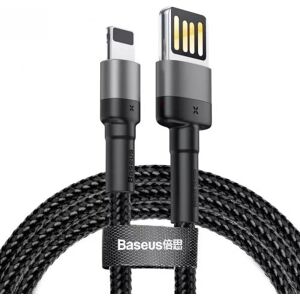 Baseus Fekete Szürke Lightning Kábel - Adatátvitel és Töltés - 2m Baseus Fekete Szürke Lightning Kábel - Adatátvitel és Töltés - 2m