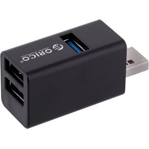Hub USB Mini Orico - 3 Ports - Noir - Publicité Hub USB Mini Orico - 3 Ports - Noir - Publicité