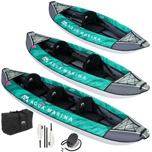AQUA MARINA Blue Inflatable Kayak - Kayak set for calm waters AQUA MARINA Blue Inflatable Kayak - Kayak set for calm waters
