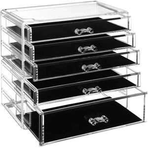 Organisateur de Maquillage Transparent SONGMICS avec 5 tiroirs - Organisateur de Maquillage - Publicité Organisateur de Maquillage Transparent SONGMICS avec 5 tiroirs - Organisateur de Maquillage - Publicité