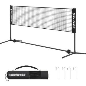 SONGMICS Black 3 m Tennis Badminton Net - Sports Net SONGMICS Black 3 m Tennis Badminton Net - Sports Net