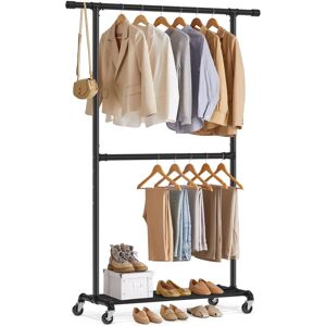 Songmics Industrial Clothes Rack on Wheels - Heavy Duty - 110 Kg Songmics Industrial Clothes Rack on Wheels - Heavy Duty - 110 Kg