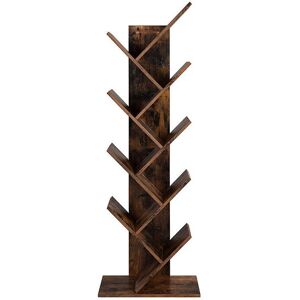 Vasagle LBC11BX Shelve - Rustic Tree Bookcase Small Space 8-Tier Vasagle LBC11BX Shelve - Rustic Tree Bookcase Small Space 8-Tier