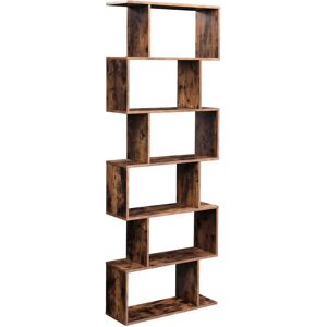 Vasagle LBC61BX Libreria a 6 livelli marrone rustico Vasagle LBC61BX Libreria a 6 livelli marrone rustico