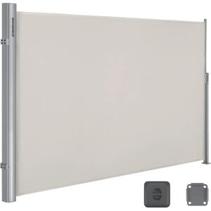 Tende latérale beige SONGMICS 200 x 350 cm - Protection de confidentialité, solaire, vent - Balcon & Terrasse - Publicité Tende latérale beige SONGMICS 200 x 350 cm - Protection de confidentialité, solaire, vent - Balcon & Terrasse - Publicité