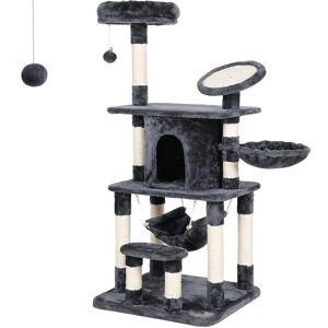 Feandrea Multi-level Cat Tree with Sisal Posts - 145cm Feandrea Multi-level Cat Tree with Sisal Posts - 145cm