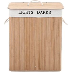 Songmics Natural Bamboo 100L Laundry Basket - Eco-Friendly & Foldable Songmics Natural Bamboo 100L Laundry Basket - Eco-Friendly & Foldable