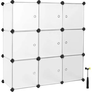 Songmics 9 Cube Storage Organizer - White - Storage Organizer Songmics 9 Cube Storage Organizer - White - Storage Organizer