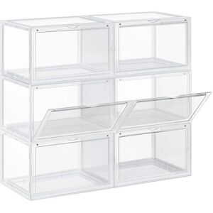 Organizer Scarpe Songmics - Impilabile, Trasparente, Fino a UK 11 Organizer Scarpe Songmics - Impilabile, Trasparente, Fino a UK 11