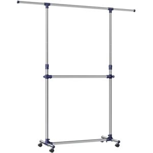 Songmics Model Adjustable Clothes Rack - Stainless Steel Tubes Songmics Model Adjustable Clothes Rack - Stainless Steel Tubes