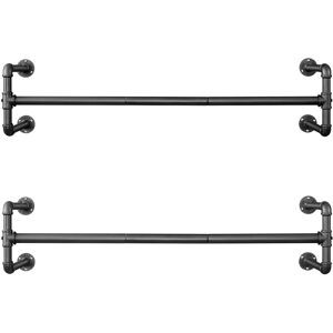 Penderie industrielle en tube noir SONGMICS - Capacité 60kg Penderie industrielle en tube noir SONGMICS - Capacité 60kg