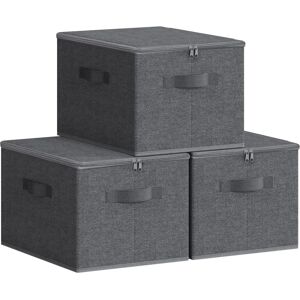 Songmics Grey Foldable Storage Boxes - Storage Type Songmics Grey Foldable Storage Boxes - Storage Type