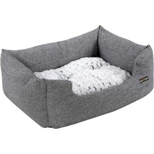 SONGMICS Gray Dog Bed Plush Soft Comfortable Round Cat Bed - Dog Bed SONGMICS Gray Dog Bed Plush Soft Comfortable Round Cat Bed - Dog Bed
