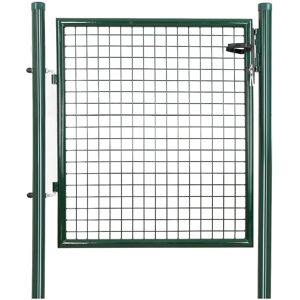 SONGMICS Kertkapu zárral - Gyalogkerítés - Zöld - Kertkapu SONGMICS Kertkapu zárral - Gyalogkerítés - Zöld - Kertkapu